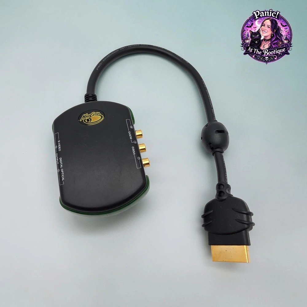 Mad Catz Ultra AV Kit Xbox Original RCA S-Video Optical 4555 Adapter Not Tested